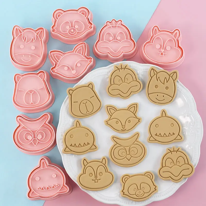 8Pcs/Set Animal Sha…