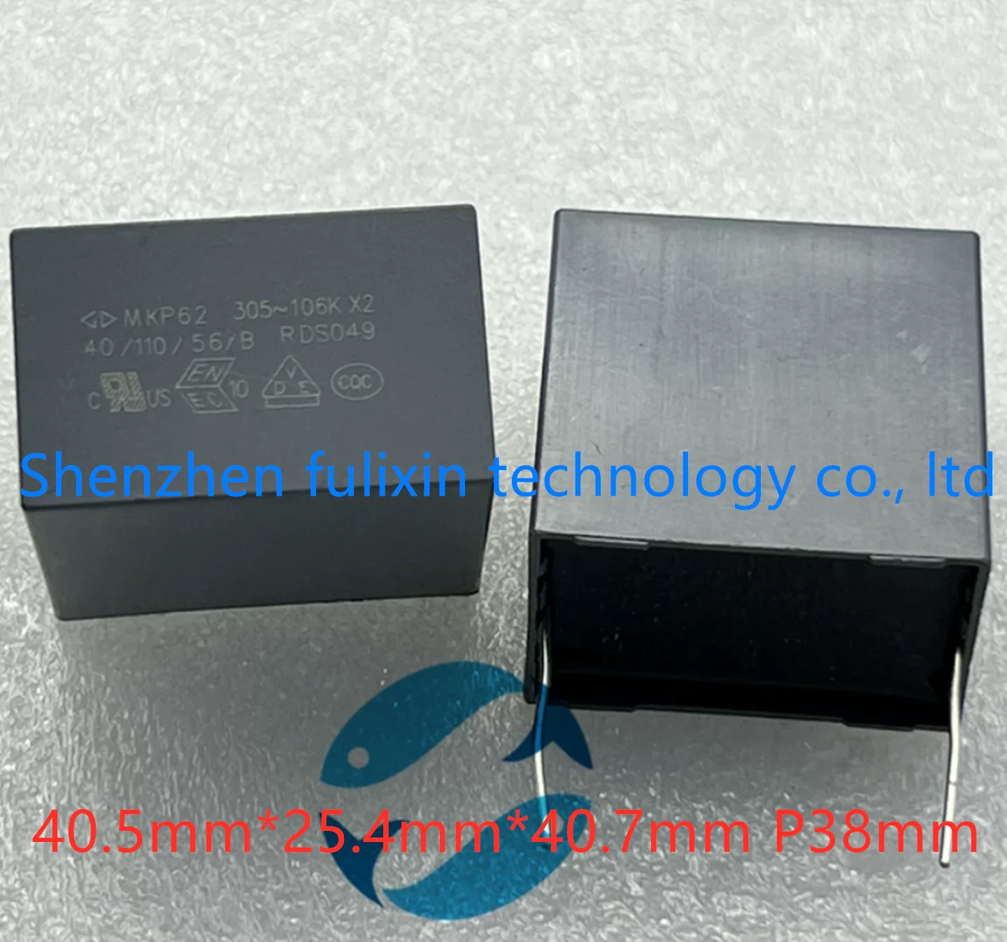2PCS/5PCS C42Q2106KFSC000 MKP62 X2 106K 305VAC 10UF P38MM Farah gauge capacitance