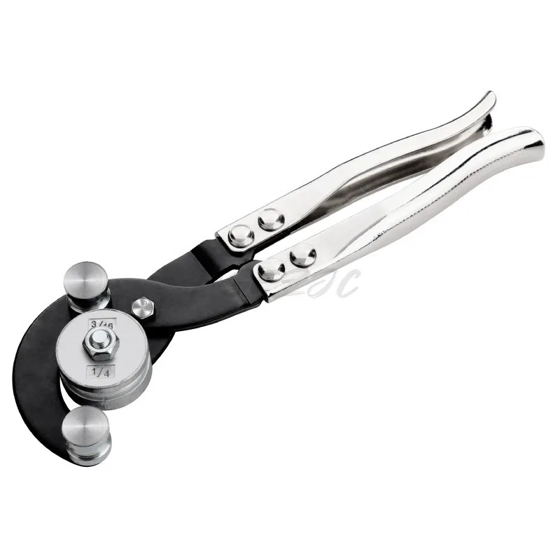 Piegatubi manuale portatile 4 in 1 per tubi in rame, condizionatore d'aria, tubi in alluminio, ferro, acciaio inossidabile