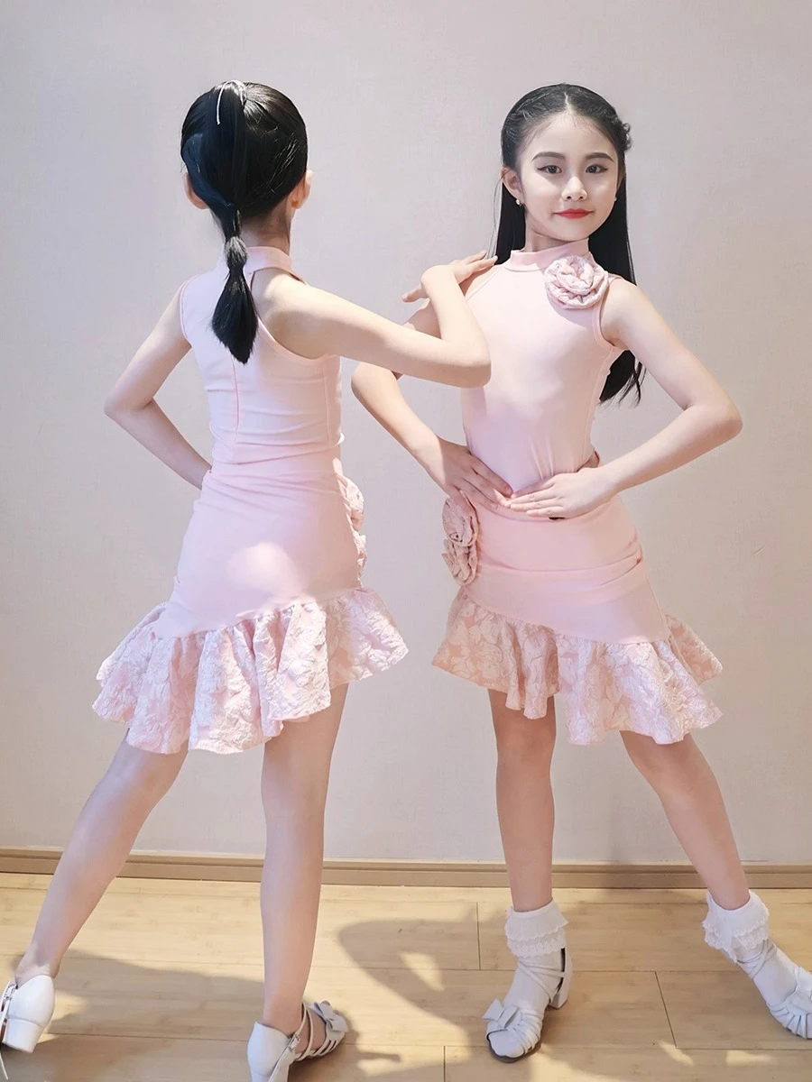 Performance costumes Latin dance practicecostumes girls and childrens performance dance sets professional and high-end new style