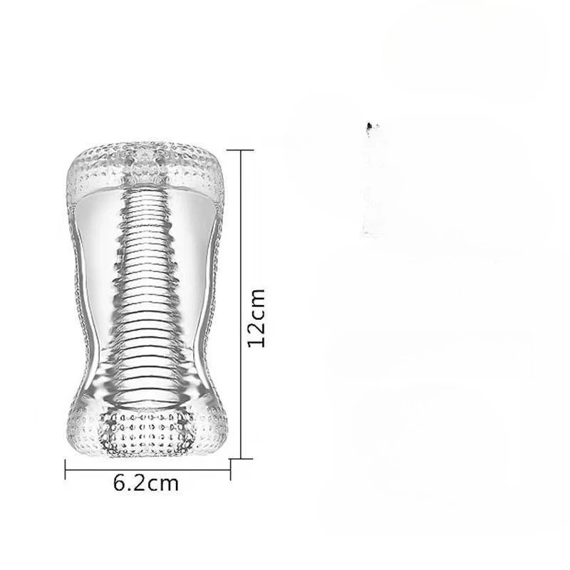 Male Masturbator Transparent Jelly Artificial Vaginal Real Pussy for Men Penis Exerciser Cock Enlarger Suck Sex Toys Erotic view 2