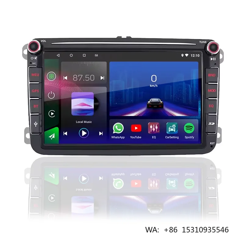 8 Inch Built-in GPS Car Radio with Mirror Link & DSP RGB Display 1 Year Warranty for/JMC Universal Car for Player