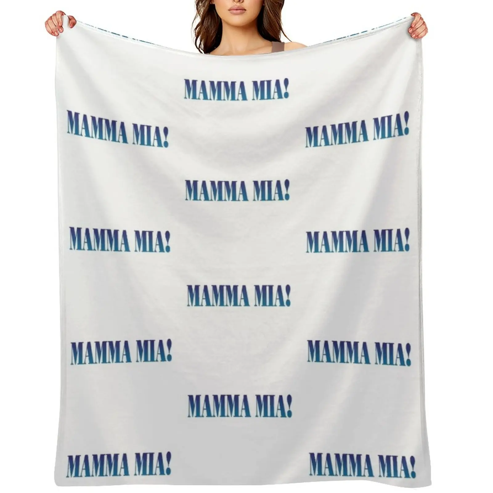 

Mamma Mia Logo Throw Blanket decorative heavy to sleep Blankets For Sofas Decorative Sofas Blankets