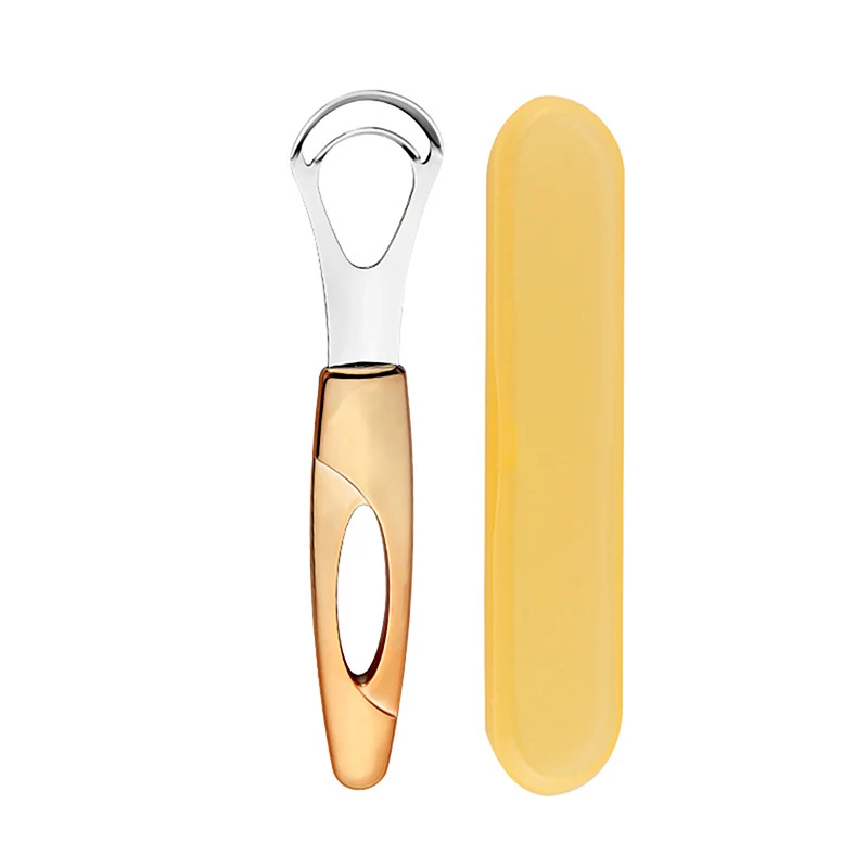 Stainless Steel Tongue Scraper Tongue Coating Cleaner Tongue Coating Brush Oral Tongue Cleaner Tool Fresh Breath