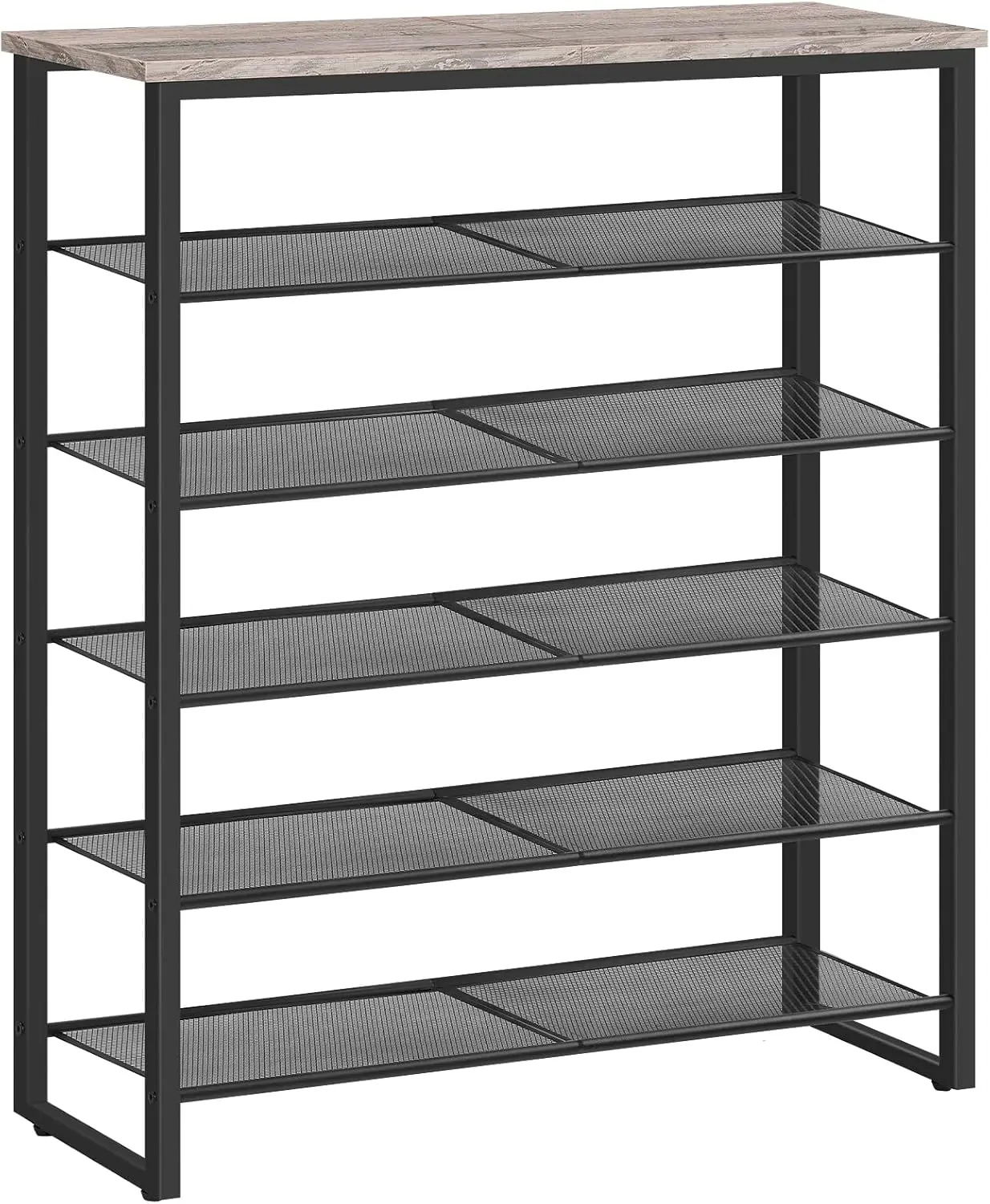 

6-Tier Shoe Organizer for 18-24 Pairs, Large Capacity Storage Shelf for Entryway Closet Hallway Dorm Room
