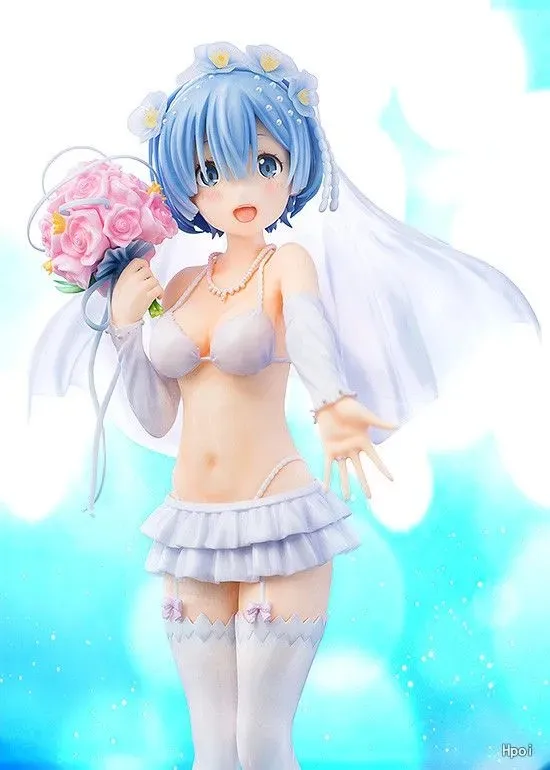 In Stock Phat! GSC Re Zero Starting Life in Another World Rem Wedding 1/7 Scale Figure Toy Model Collection