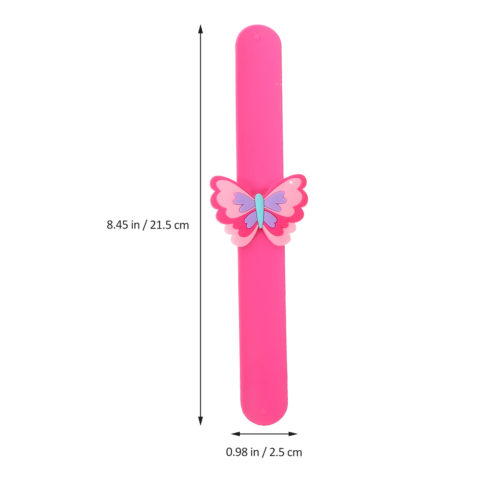 

6 Pcs Silicone Wrist Strap Girls Play Cuffs s Slap Bracelet Bracelets Party Decoration Band Snap for