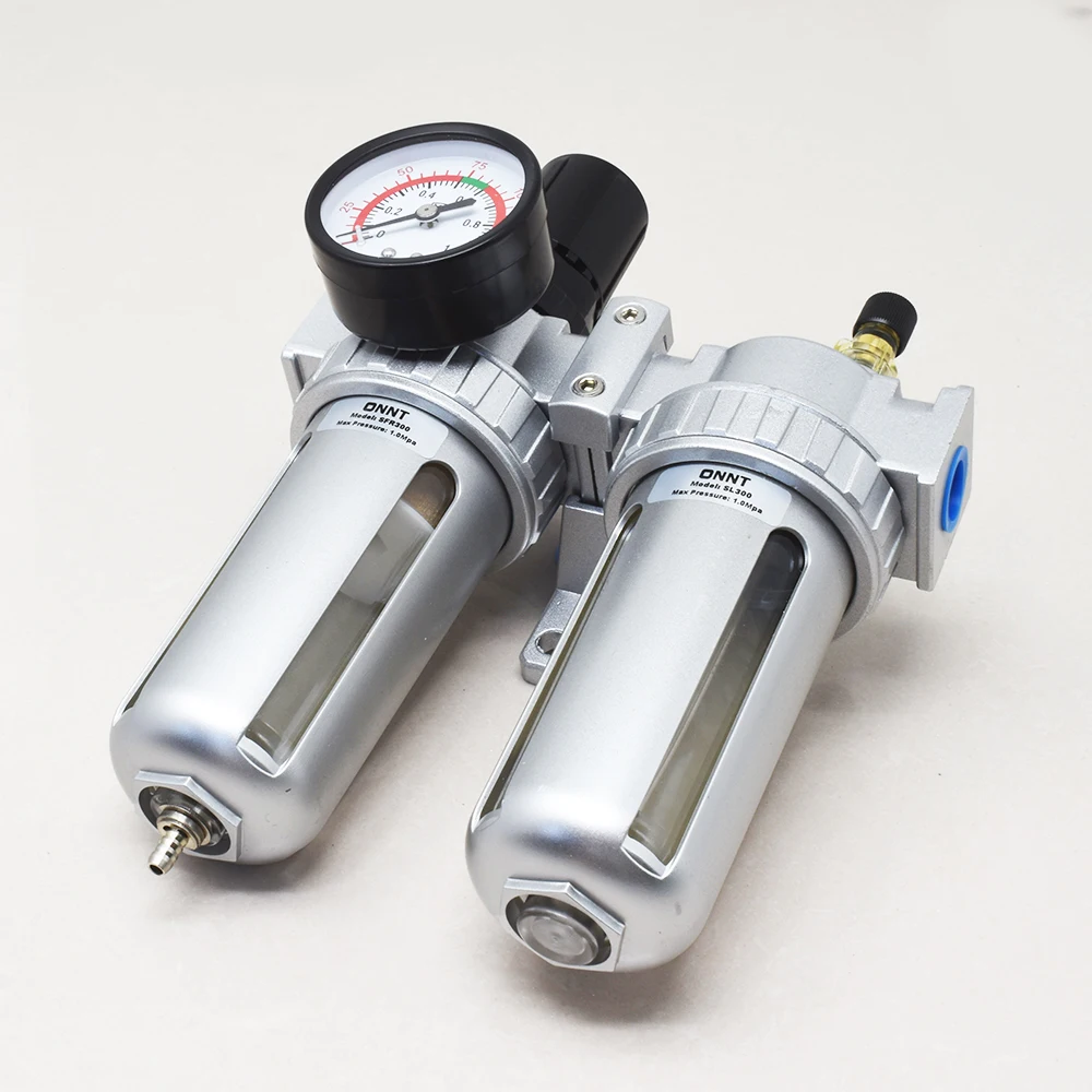 SFC Series G1/4 G3/8 G1/2 Rwater Filter Pressure Regulator SFC200 SFC300 SFC400 air Regulator Kit with Filter