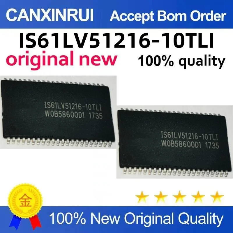 

New original IS61LV51216-10TLI SRAM chip