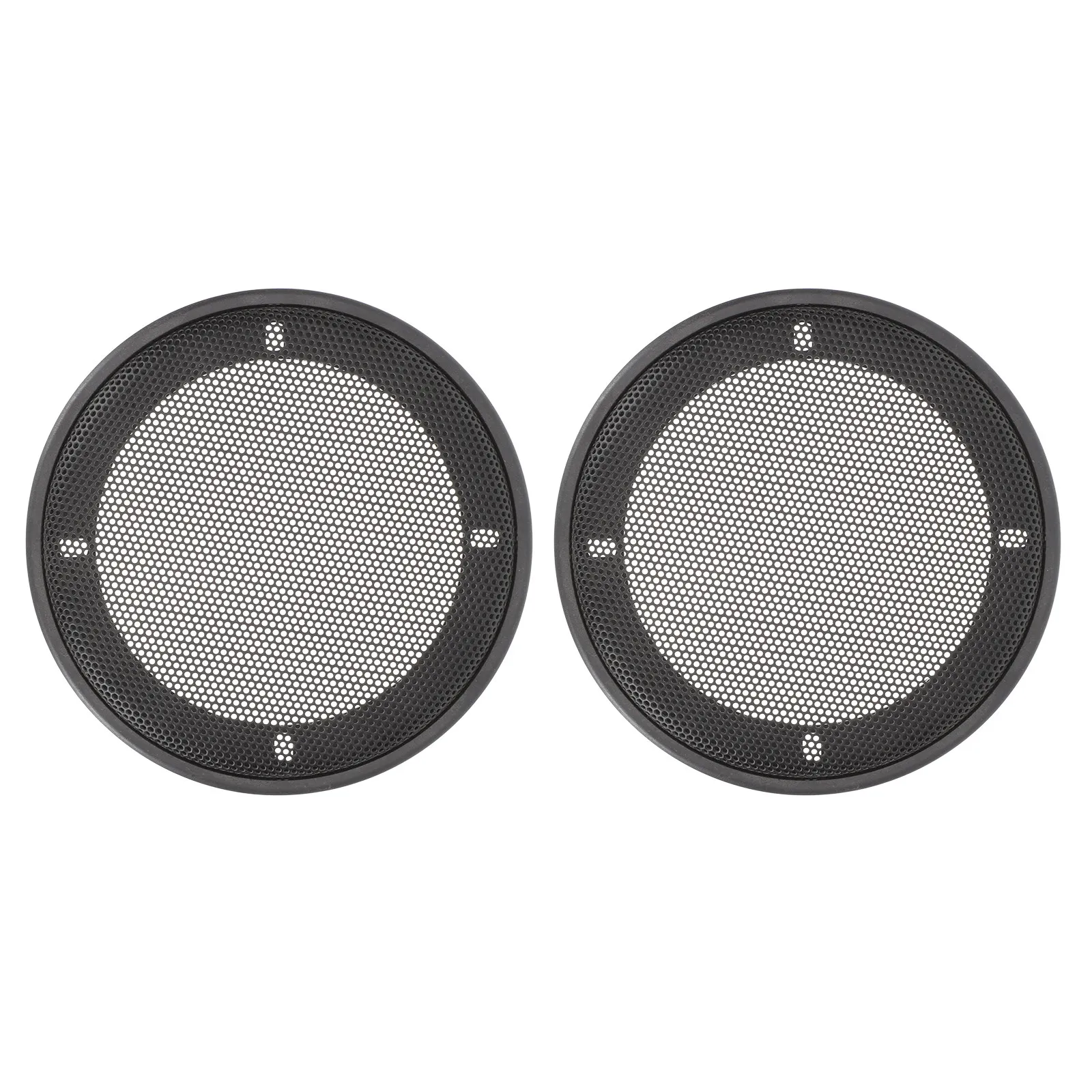 2Pcs Heavy Duty Speaker Net Covers for Car Audio Subwoofer Loudspeaker Protection Easy Install DIY Decorative Circle Speaker