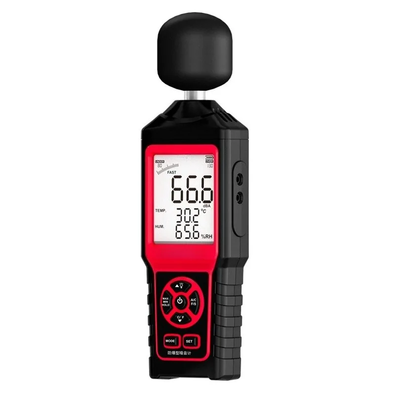 Portable Digital Display High Accuracy Sound Level Meter Explosion Proof Home Environment Noise Tester Industrial Grade Decibel