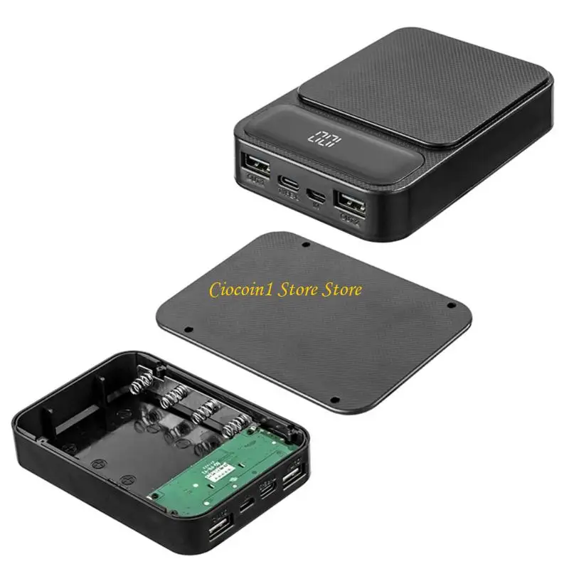 A3PC User Friendly Removable 18650 Battery Case Pack Corrosion Resistant Pouches