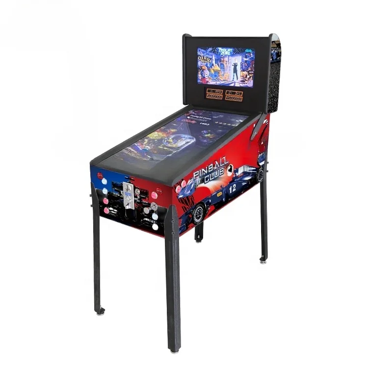 Table Virtual Pinball Machine Coin Operated Arcade Video Game Machine Virtual Pinball Game Machine