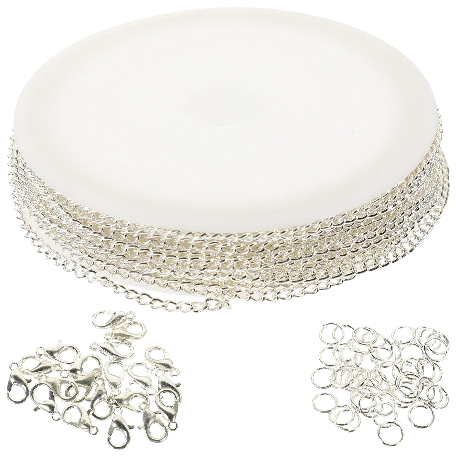 Jewelry Making Chains DIY Lobster Clasps Exquisite Iron Material Strong Holding Strength Necklace Bracelet Craft Kit