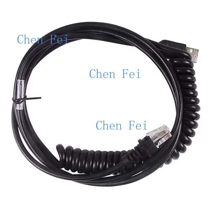 5pcs 3M Coiled Usb rj45 Usb Cable For Honeywell MS7120 MS9540 MS9520 MS9590 MS7180 MS3780 MS5145 Barcode Scanner PDA part