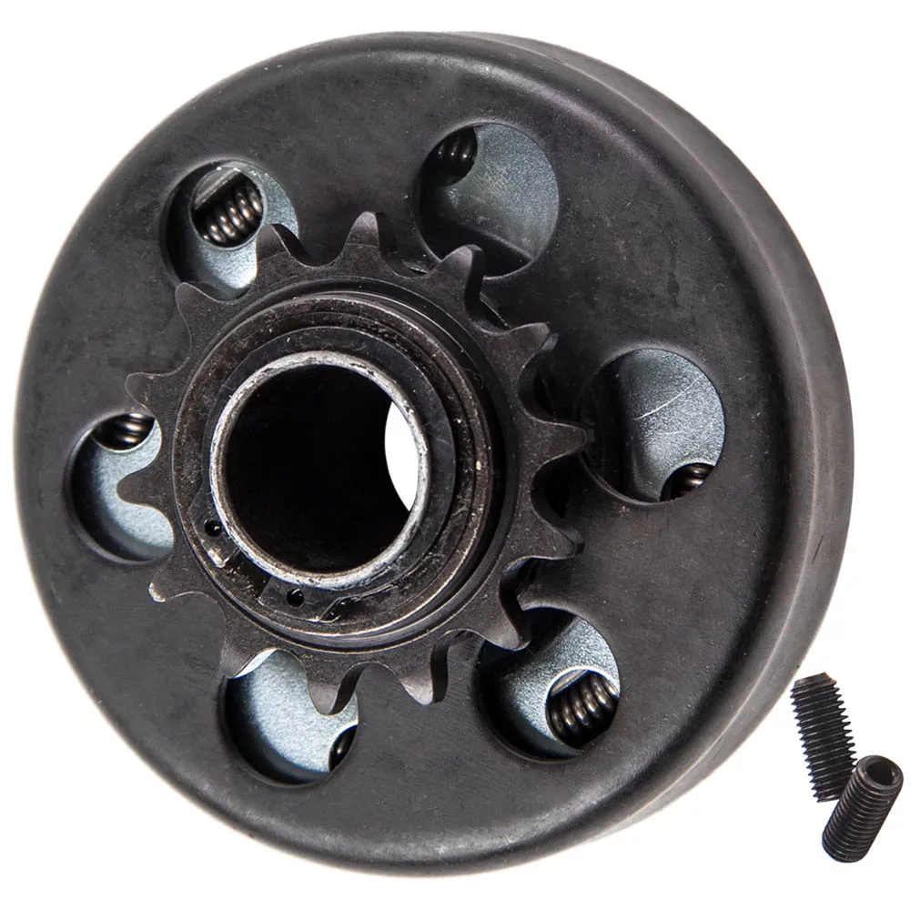 

Centrifugal Clutch Black 1" Bore 14tooth 40-41-420 Roller Chain For Go Kart