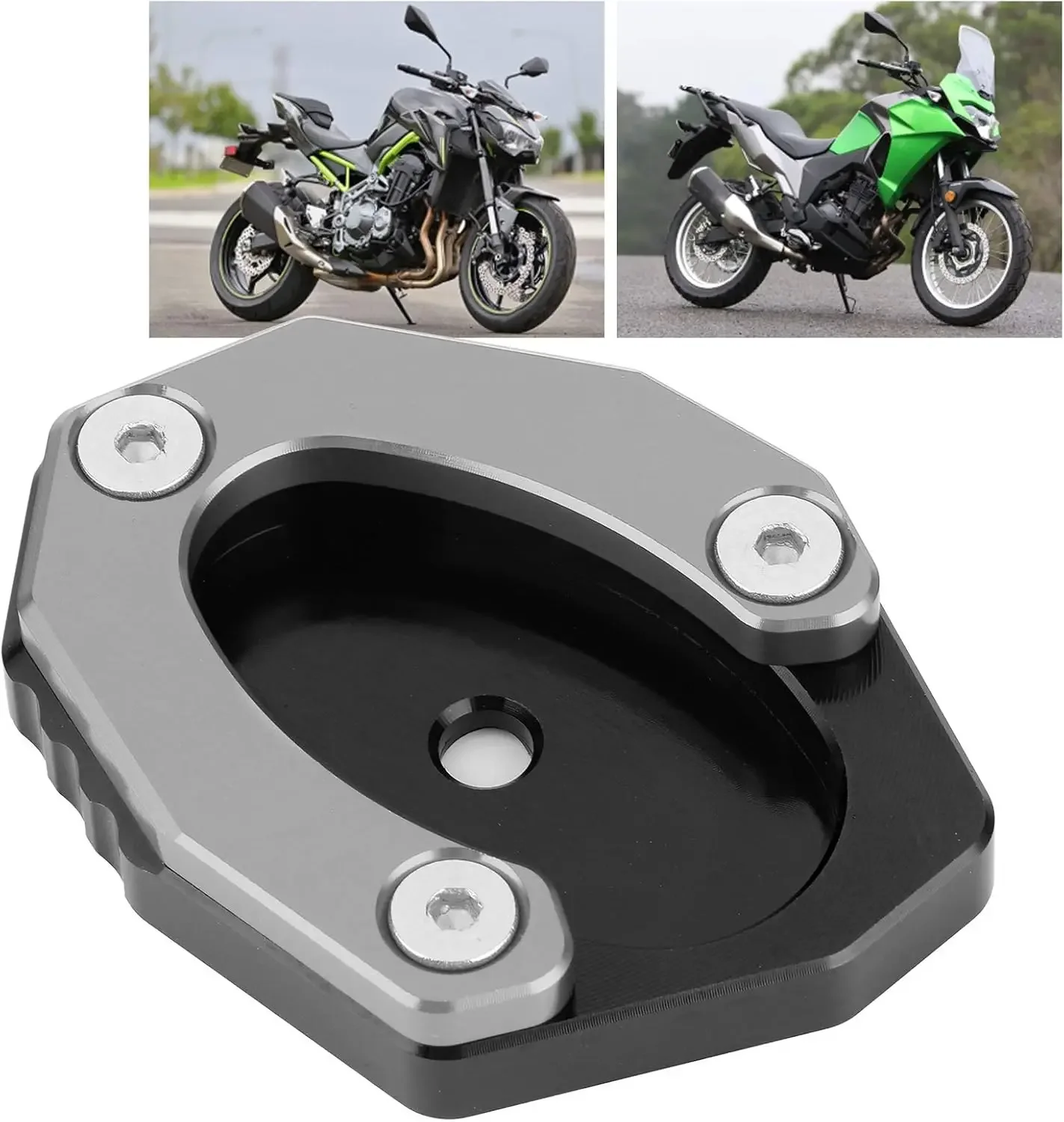 Выдвижная подставка для мотоцикла, боковая подставка, удлинитель KSP‑ 106 дюйма, набор для KAWASAKI Z650/Z900Gray, автомобильные аксессуары