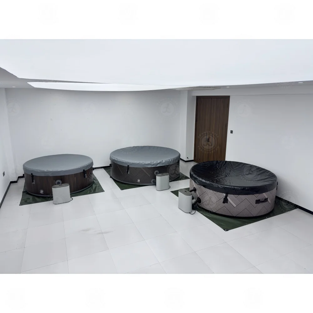 

STLF Factory Direct Large Inflatable Bath Tub - Heated Massage Bubbles, Fits 8 Adults, Custom Wholesale Giant Inflatable Hot Tub