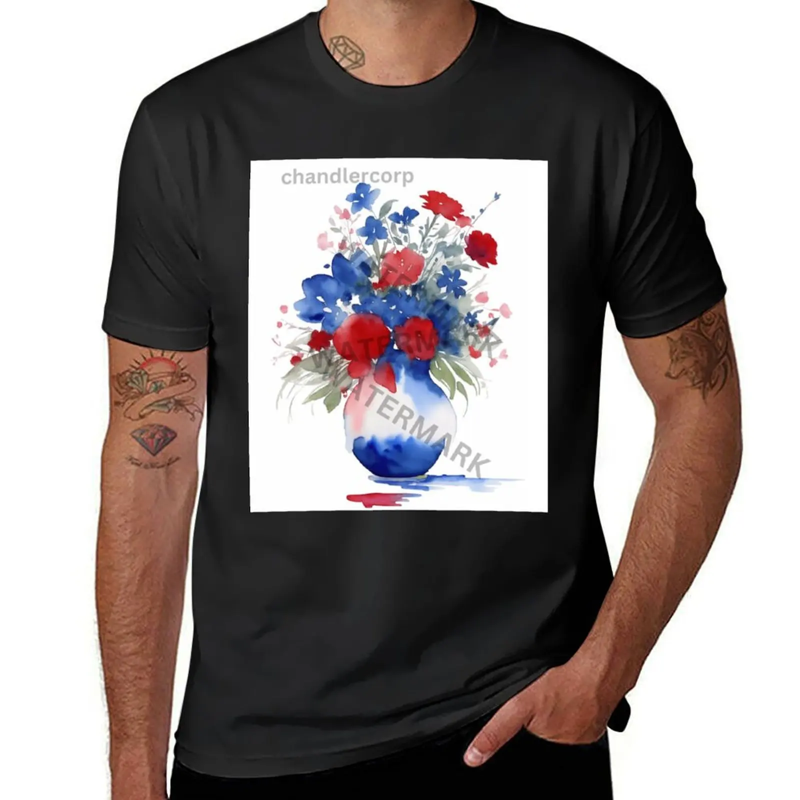 Flowers Floral Vase Summer Spring Season 3 T-Shirt vintage tees summer top oversized t shirt men