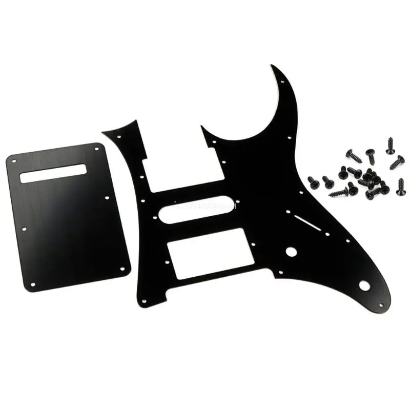 Electric Guitar Pickguard Guitar Scratch Plate Guitar Part Protective Guard Metal Texture Guitar Faceplate for Guitar