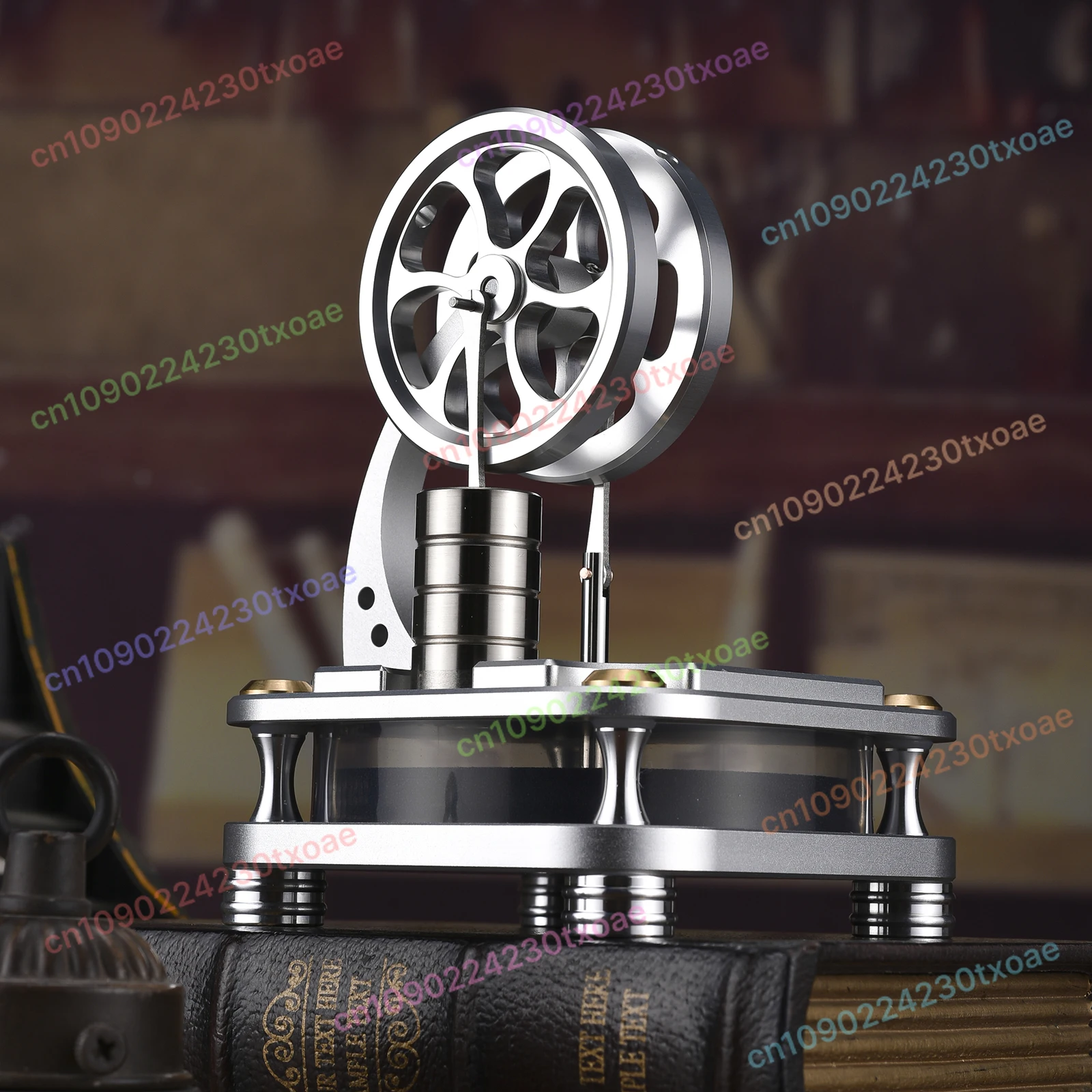 Stirling Engine Model Metal Power Cylinder with Water Cooling System for Science Education and Demonstration