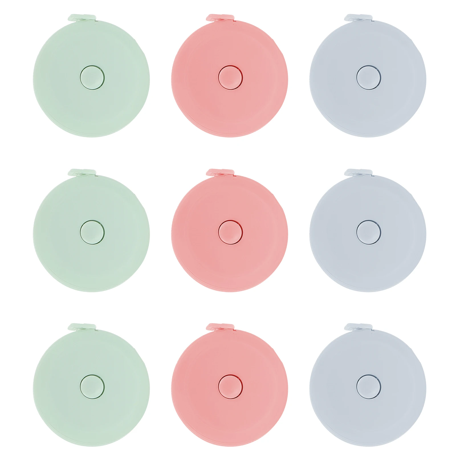 

9pcs Mini Soft Ruler 1 5M Retractable Tape Measure Tiny Supple Adorable Small Measurement Tailor Accessory Instrument