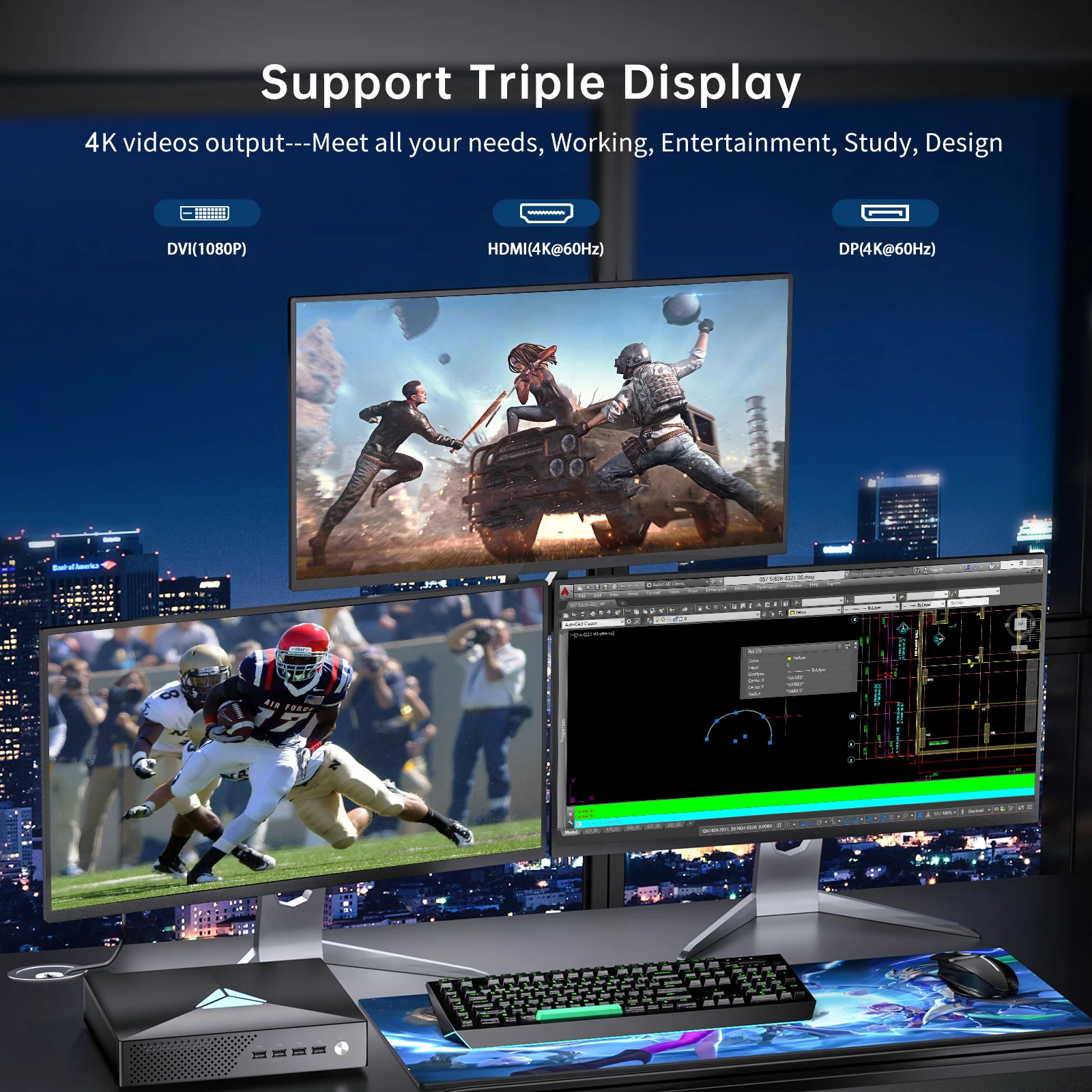 MSECORE MV200 Intel Core i9-9900T GTX1660S 6GB juego de cartas dedicado Mini PC Windows 11 ordenador de escritorio NVME SSD 2 * DDR4 4K wifi6