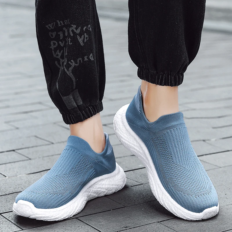 Men's Casual Sneakers Platform Fashion Non-slip Comfortable Round Toe Breathable Outdoor Wear-Resistant Shoes Spring Autumn Main