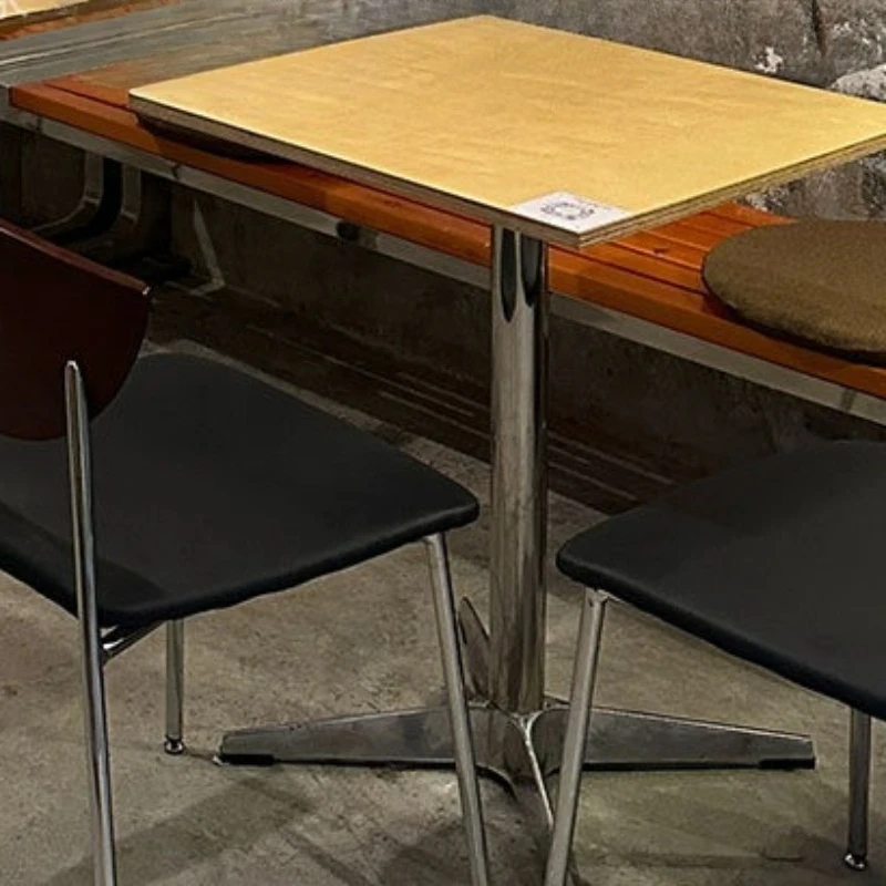 

Специальный коммерческий журнальный столик, простой кованый гладкий современный обеденный стул, свежемо доска, мебель для кафе, столик Kawowy XY40KFZ