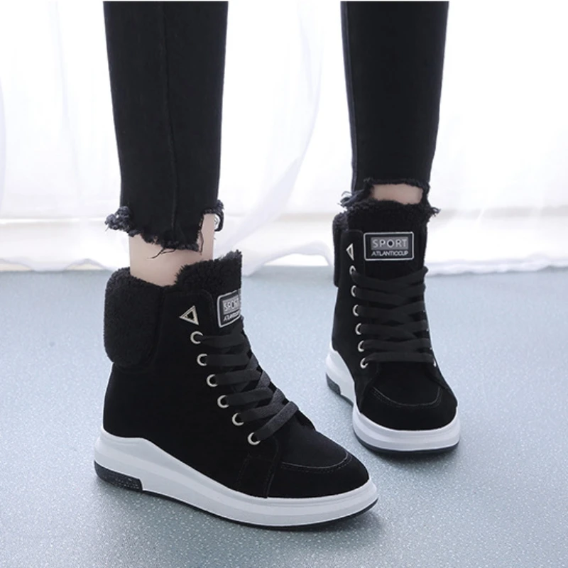 Women Boots Winter Warm Snow Boots Women Faux Suede Ankle Boots for Female Winter Shoes Botas Mujer Plush Shoes Woman