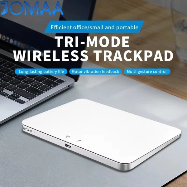 Wired USB Trackpad Mouse ,Large High-Precision Wireless Trackpad Mouse with Multi-Gesture, Aluminum Touchpad Mouse for Computer
