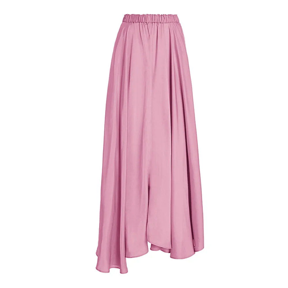 Maillot de bain une pièce rose pour femmes, asymétrique épaule dénudée, à volants, couleur unie, ensemble pour les vacances à la plage, vêtements de Style