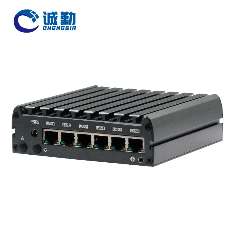 

Factory Direct Fanless J1900 6*i226 LAN Nano Series Mini PC 8GB 256/512GB Industrial Firewall Mini PCs With For Terminal Control