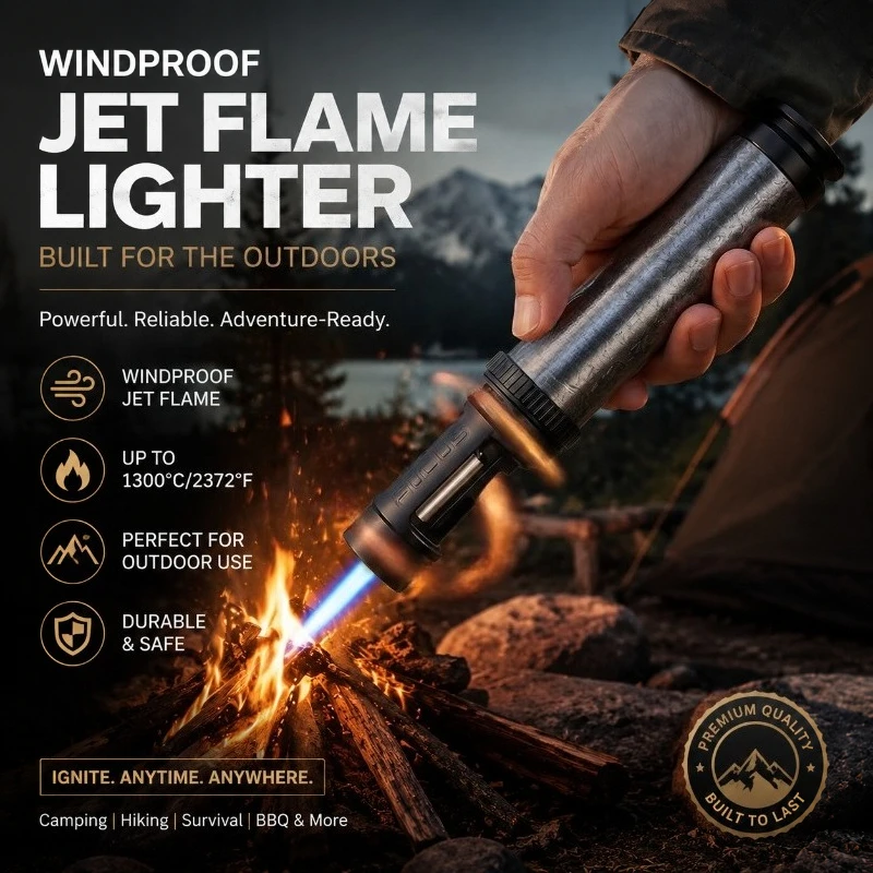 New Portable Straight Forward Lighter for Barbecue Moxibustion Charcoal Ignition Hardware Welding Cigar Spray Gun Igniter