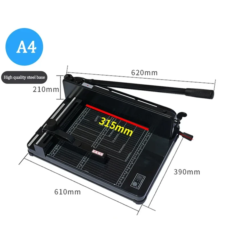 

858A4 Heavy Duty A4 Paper Cutter Manual Office Photo Paper Cutter Home Office Tool