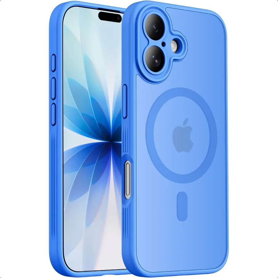 

Designed for iPhone 17 Case Compatible with MagSafe [Cameratection] [15FT Military Droptection] Shockproof Translucent Matte An