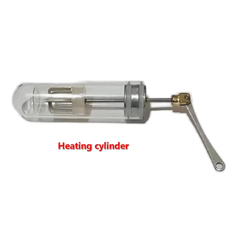 Stirling Engine Glass and Metal Heated Cylinder, 5 PCs/Lot