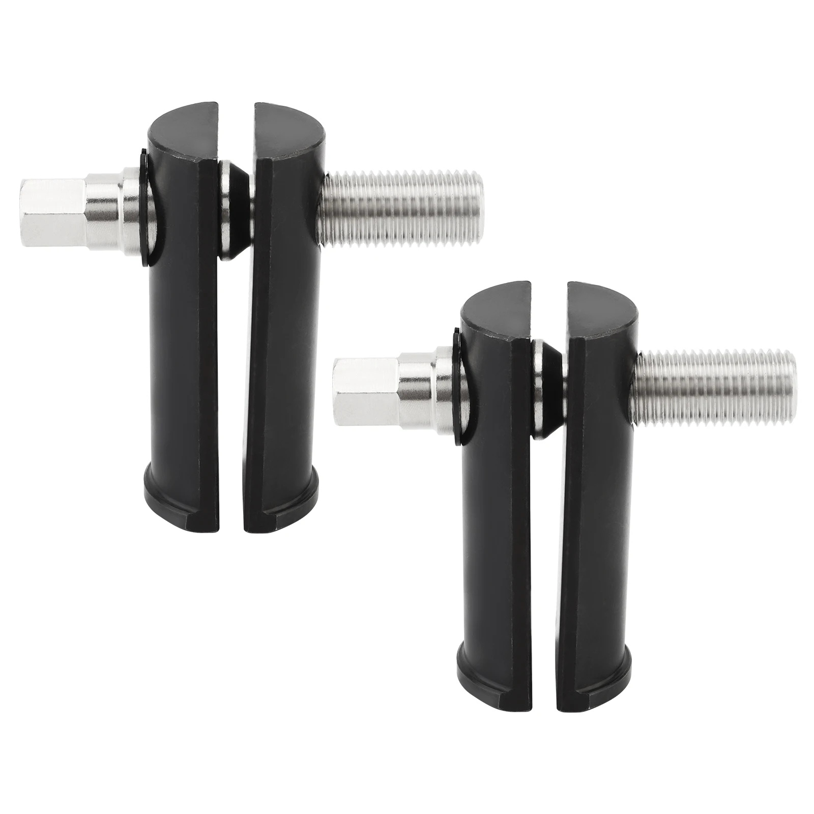 Extractor de cojinetes de carreras, herramienta de alta resistencia, cuello de dirección, 2 piezas, para carreras de 1-1/8 pulgadas a 2-5/8 pulgadas, ID