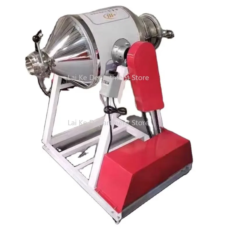 

Hot Sale Commercial Herbs Spice Rotating Drum Powder Mixer Blender Dry Cassava Flour Mixer Machine Double Cone Mixer Machine