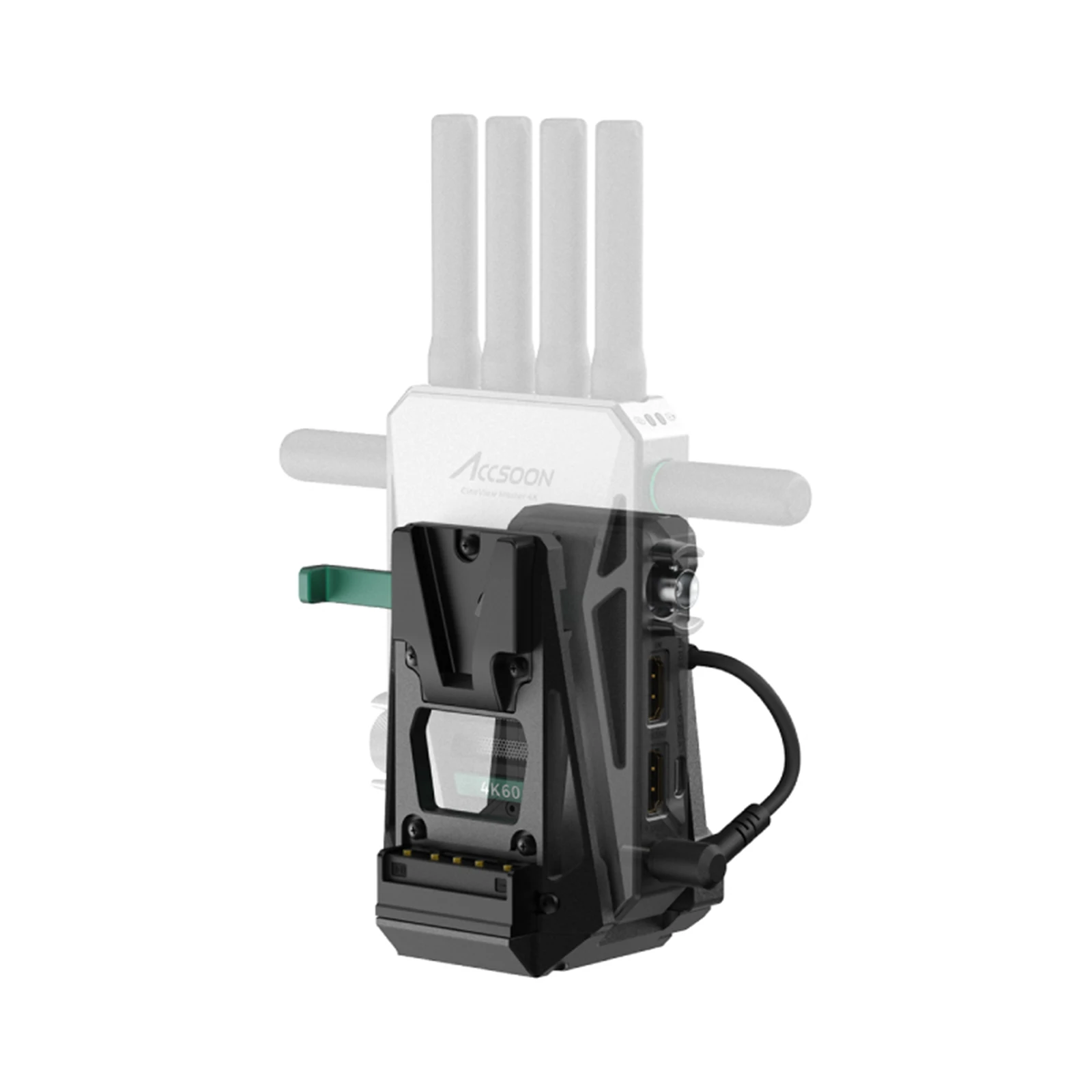 Адаптер Accsoon V-Lock для беспроводных передатчиков CineView Master 4K и CineView 2 SDI Адаптер Accsoon V-Lock для беспроводных передатчиков CineView Master 4K и CineView 2 SDI