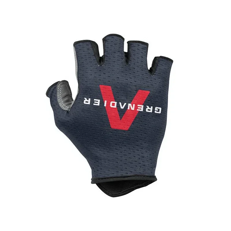 

2021 INEOS Grenadier TEAM One Pair Sports Half Finger Cycling Jersey Gloves MTB Road Mountain Bike Bicycle Gel Gloves