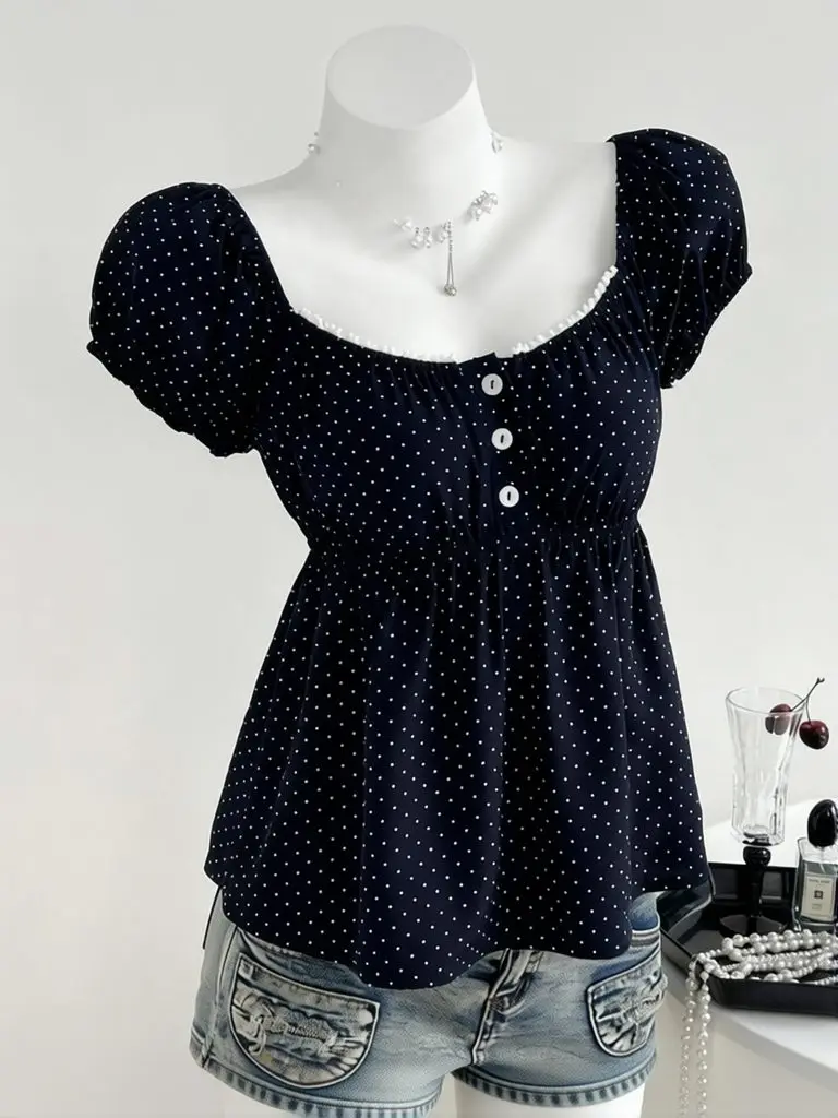 Thumbnail 2 - #89 Latest Womens Chiffon Blouse Tops Offers