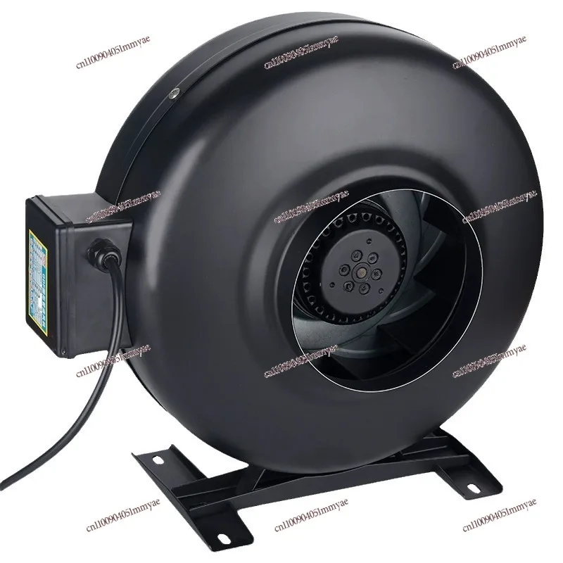 4/6/8/10 Inch Inline Duct Fan Turbo Exhaust Blower for Kitchen Restaurant KTV Ventilation
