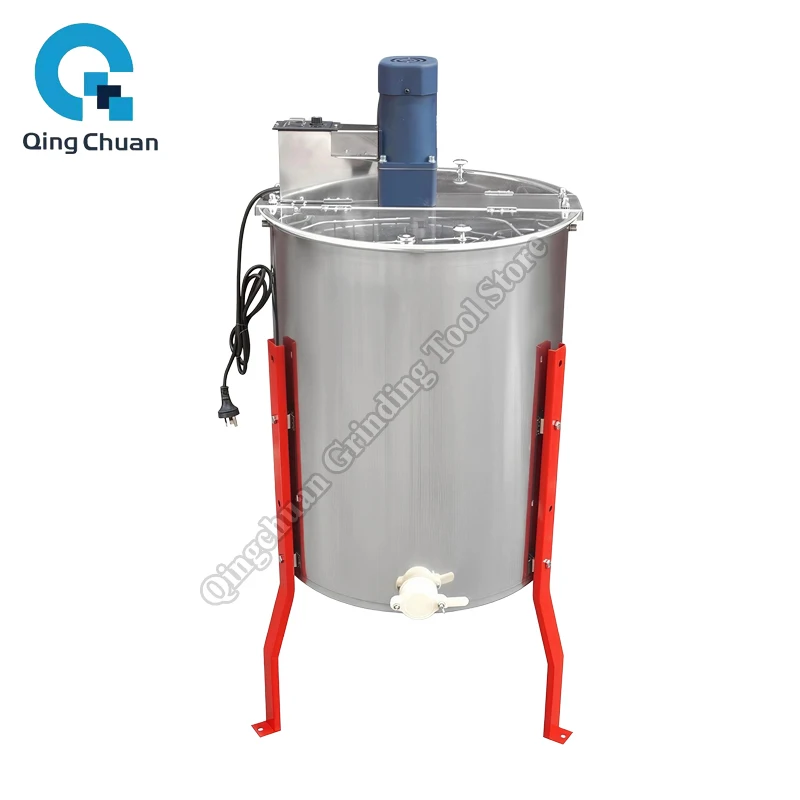 

Electric Honey Shaker Stainless Steel Honey Extractor 4 Frame Honey Separator Extractor Honey Throwing Machine