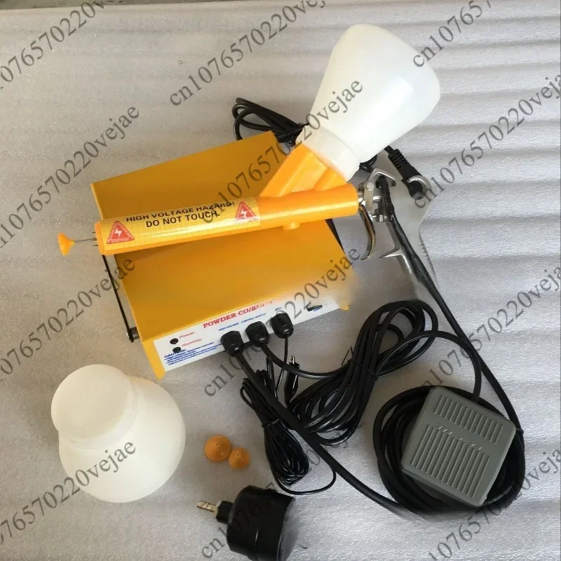 Easy to Operate Metal Spraying Machine Painting Equipment 100% QA Powder Coating gu n with Plastic Bottle