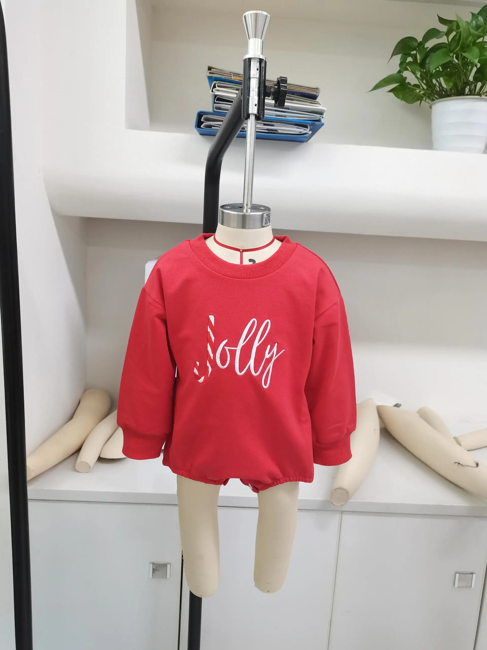 

Комбинезон для маленьких мальчиков, одежда для девочек, рождественские комбинезоны с длинными рукавами и вышивкой, свитшот для новорожденных, комбинезон, рождественская одежда