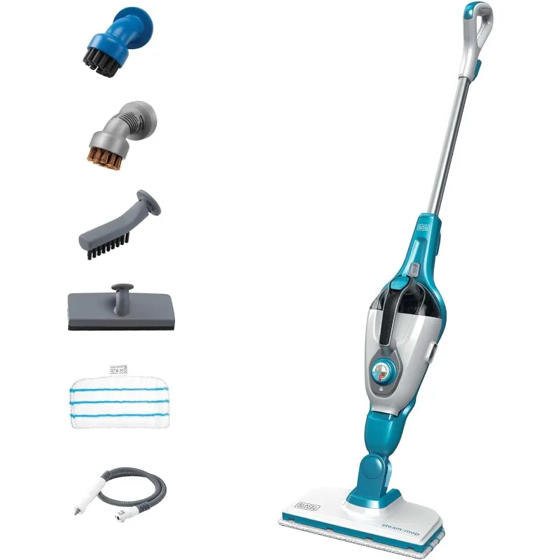 

BLACK+DECKER Steam Mop and Portable Steamer, 5-in-1, Corded (HSMC1321)