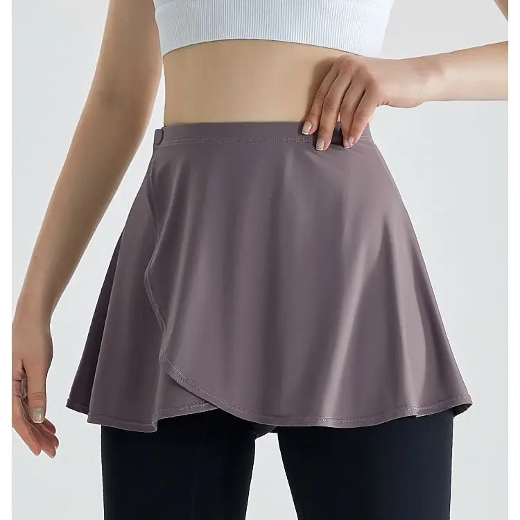 Yoga short skirt for women to cover the buttocks thin a piece of anti-exposure