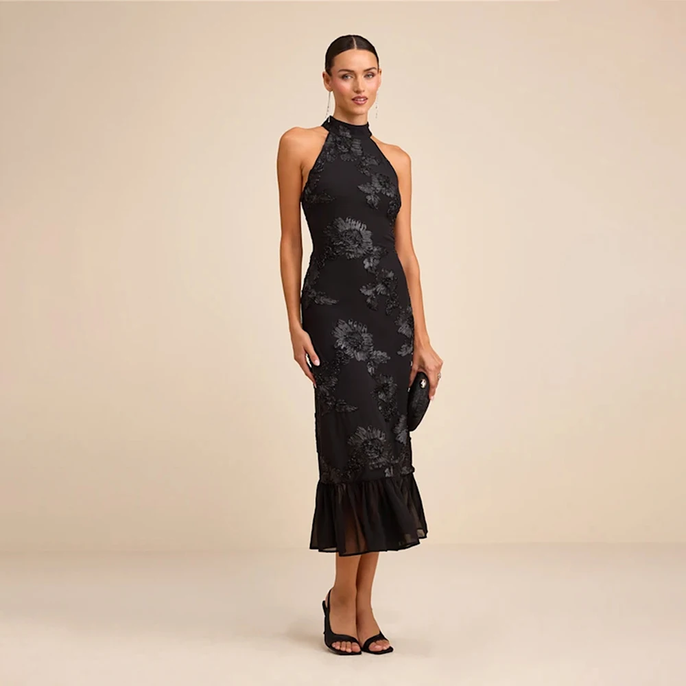 

Женские вечерние платья для торжественных мероприятий: элегантные, с аппликациями, фасон «русалка», на бретелях через шею, для вечеринок и коктейлей, для гала-вечеров