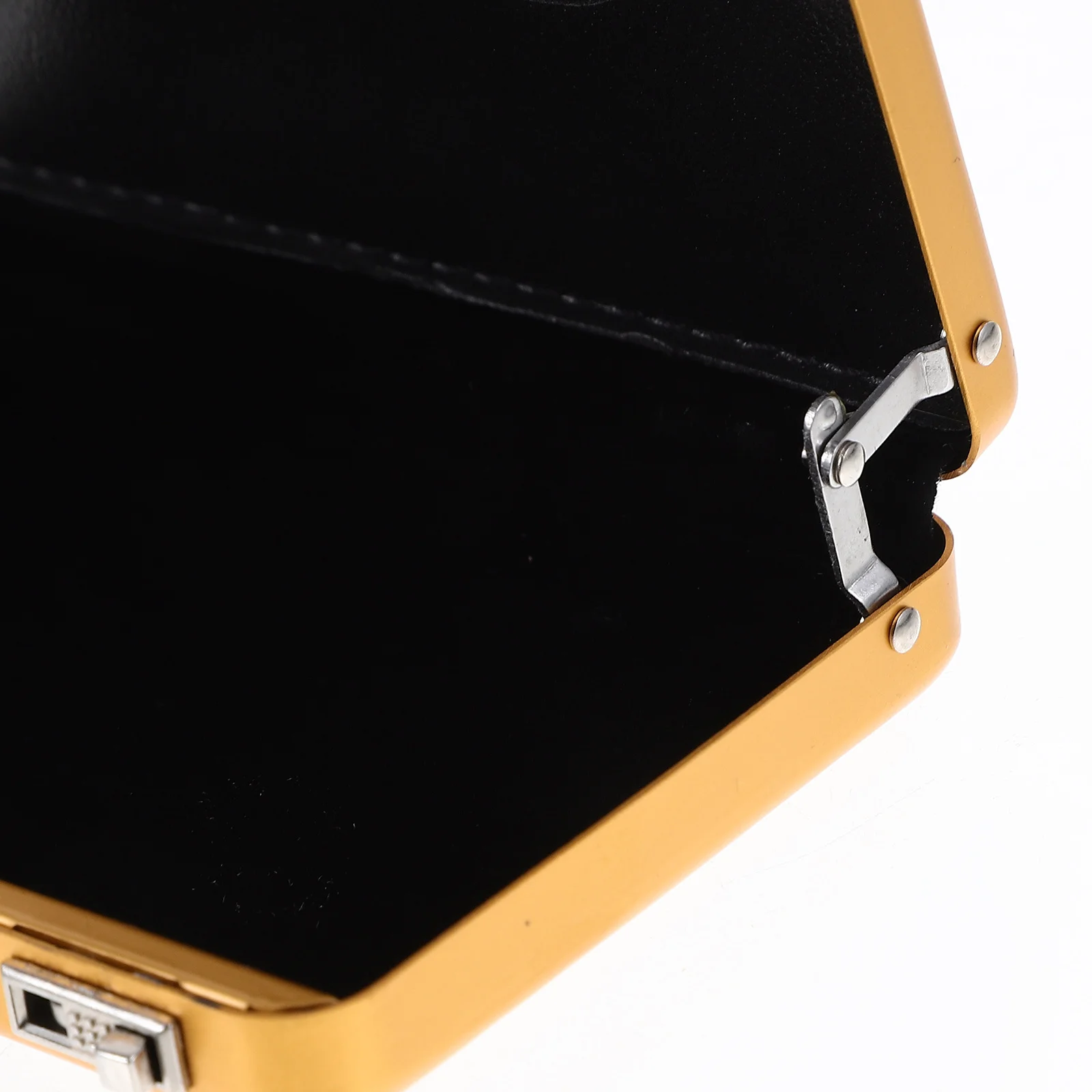 

Mini Briefcase Metal Card Case Sturdy Index Cards Storage Box Business Card Holder Office Supplies Organizer Mini Briefcase